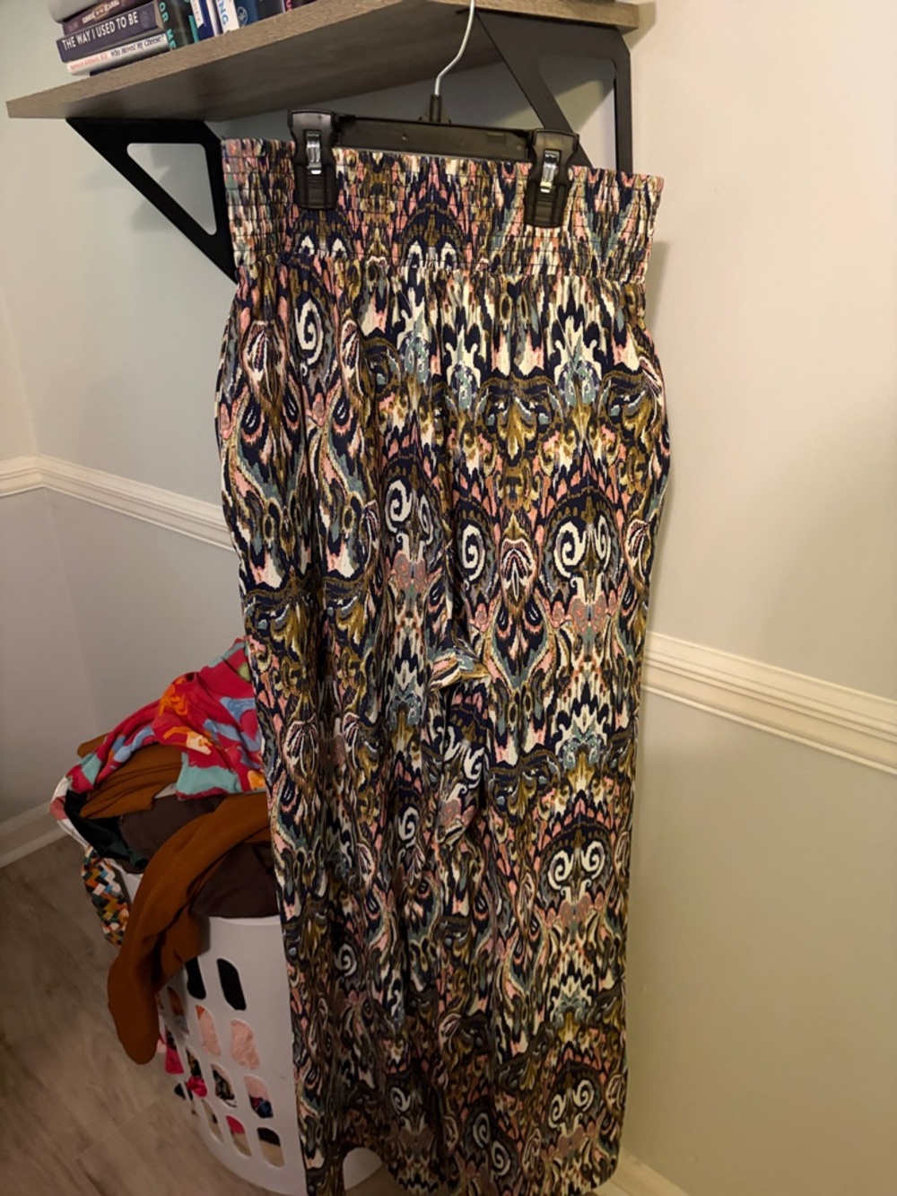 Wide Leg Printed Palazzo Pants in Multi-Color